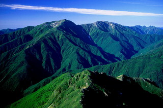 or021: 大井川の研究_21 水源の山々_２ 塩見岳～荒川岳