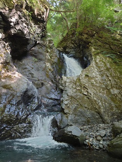 or042: 大井川の研究_42 沢と滝_14 所ノ沢の滝や峡谷